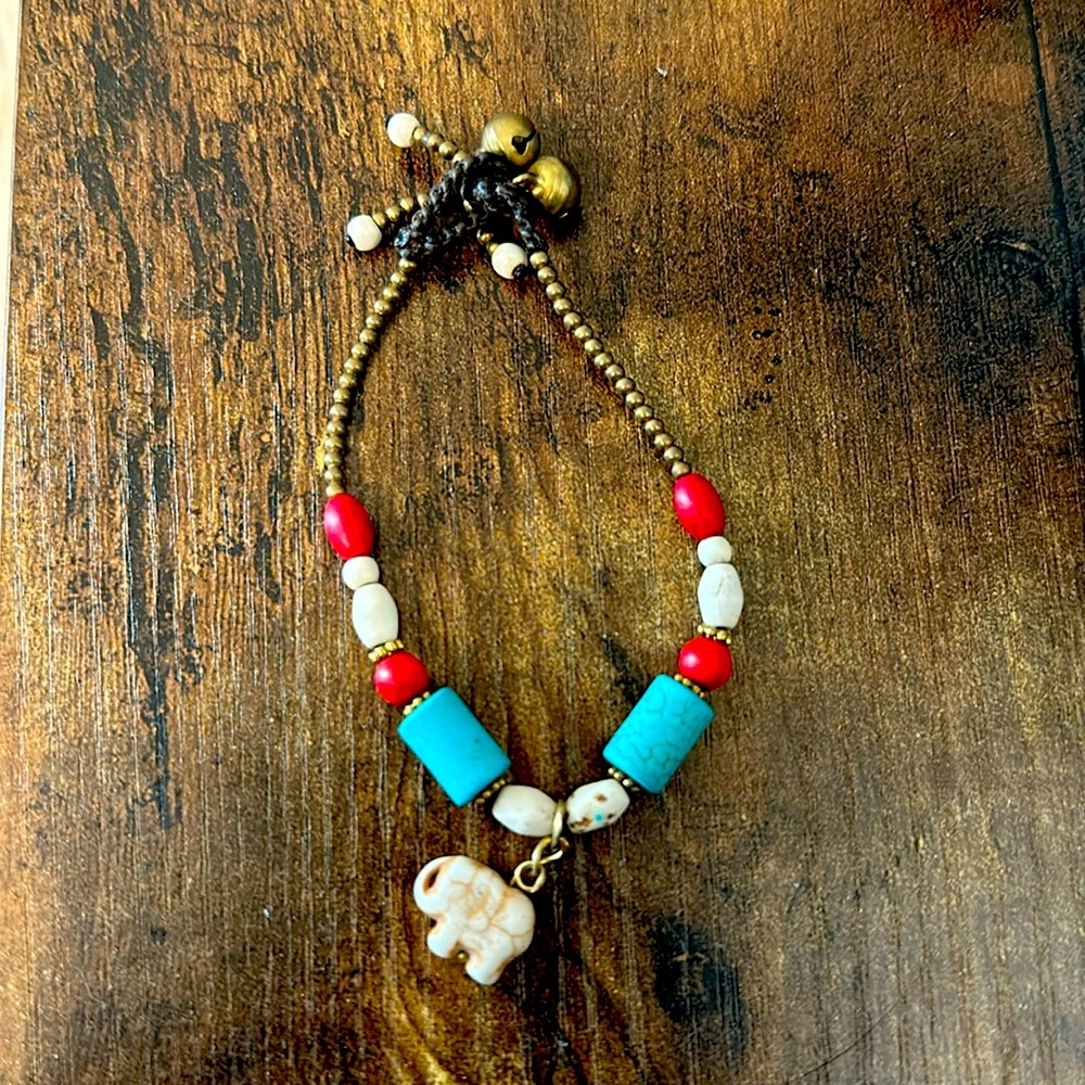 Elephant charm bracelet